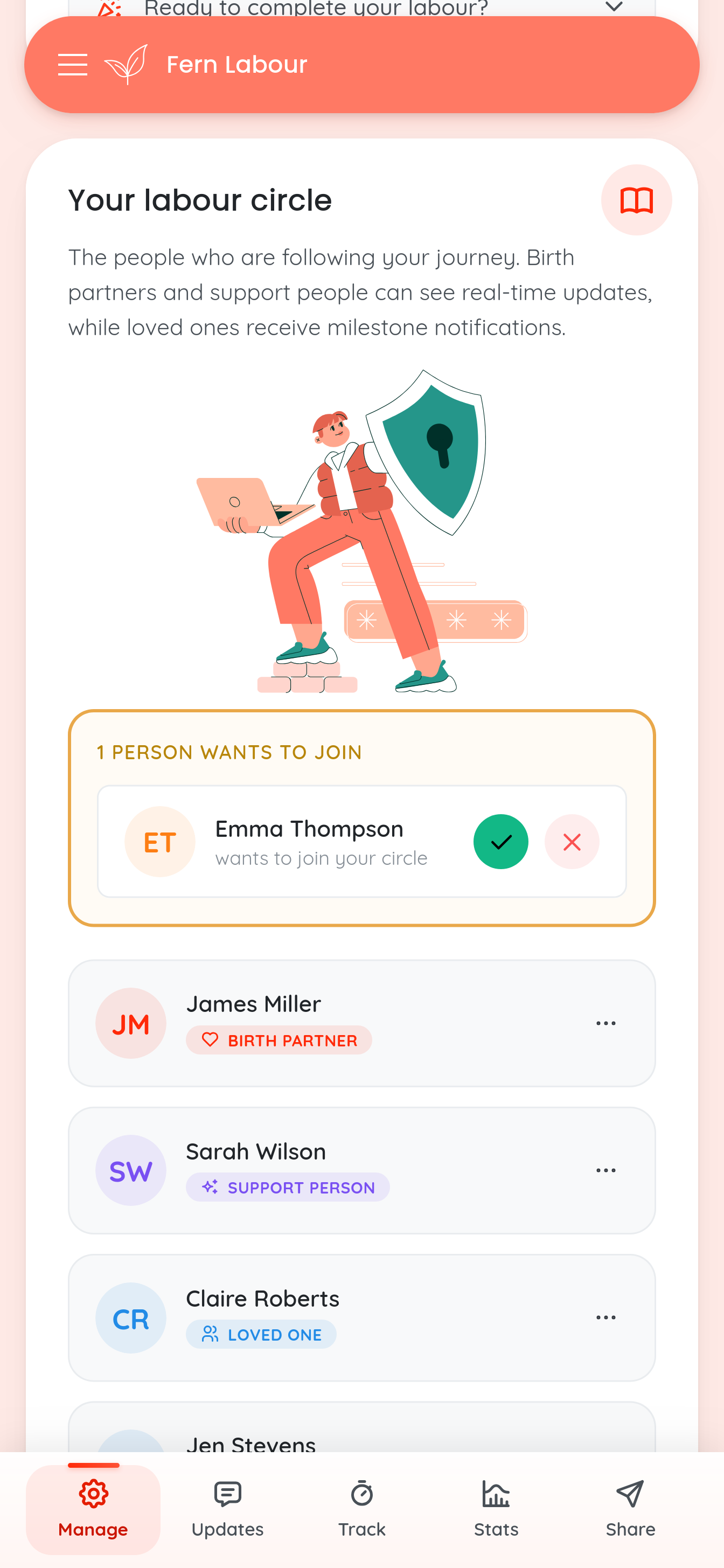 Subscriber List with Roles